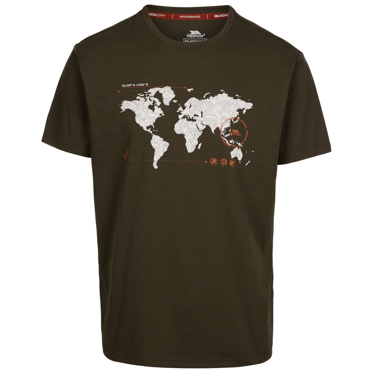 Ohio Men's Wicking Quick Dry Active T-Shirt in Dark Vine