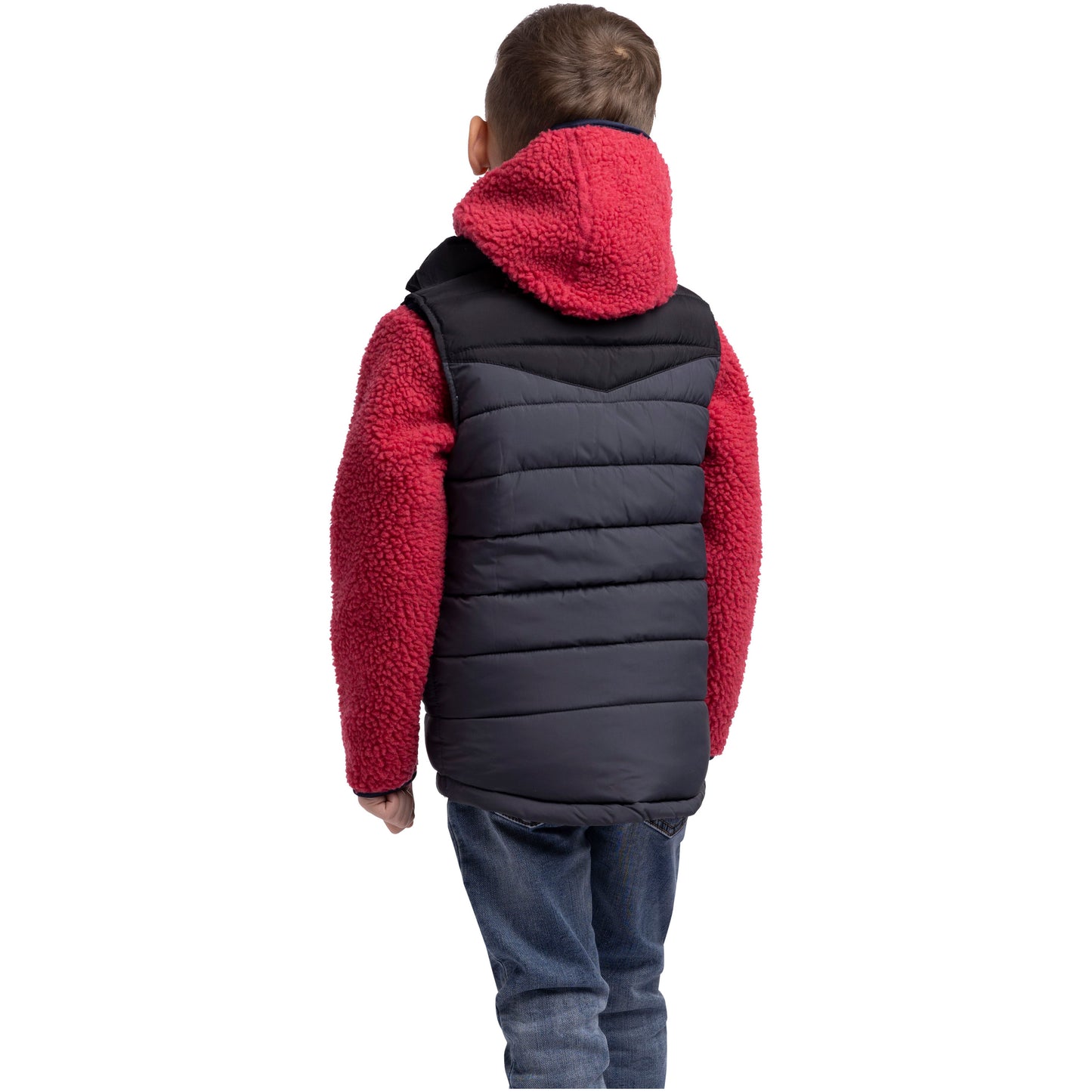 Oskar Kids Padded Gilet in Black