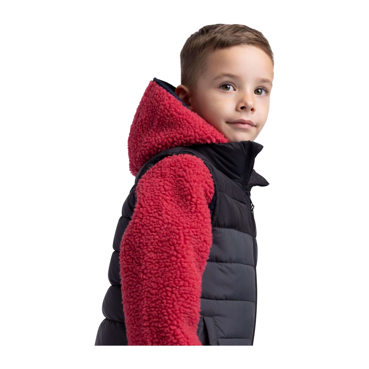 Oskar Kids Padded Gilet in Black