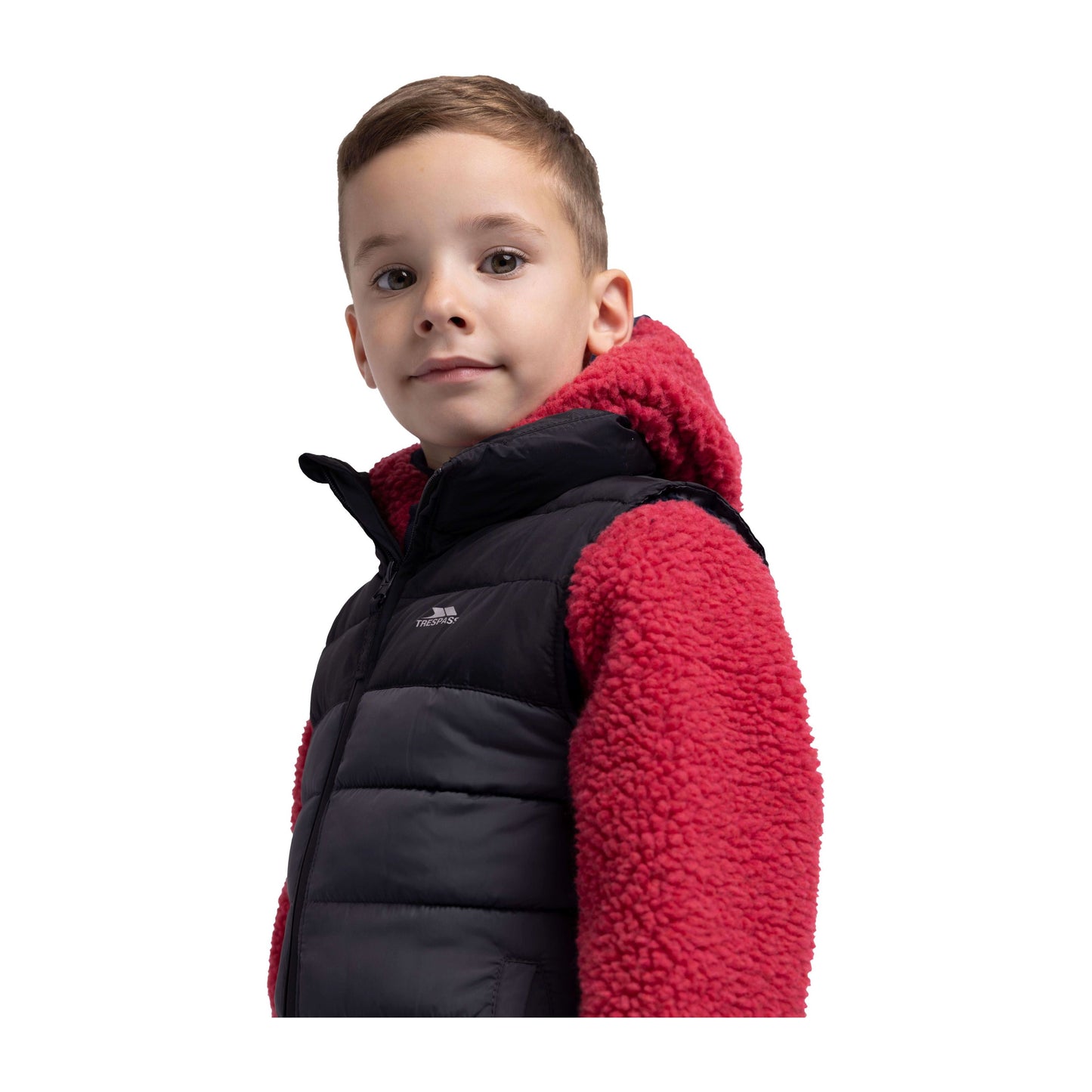 Oskar Kids Padded Gilet in Black