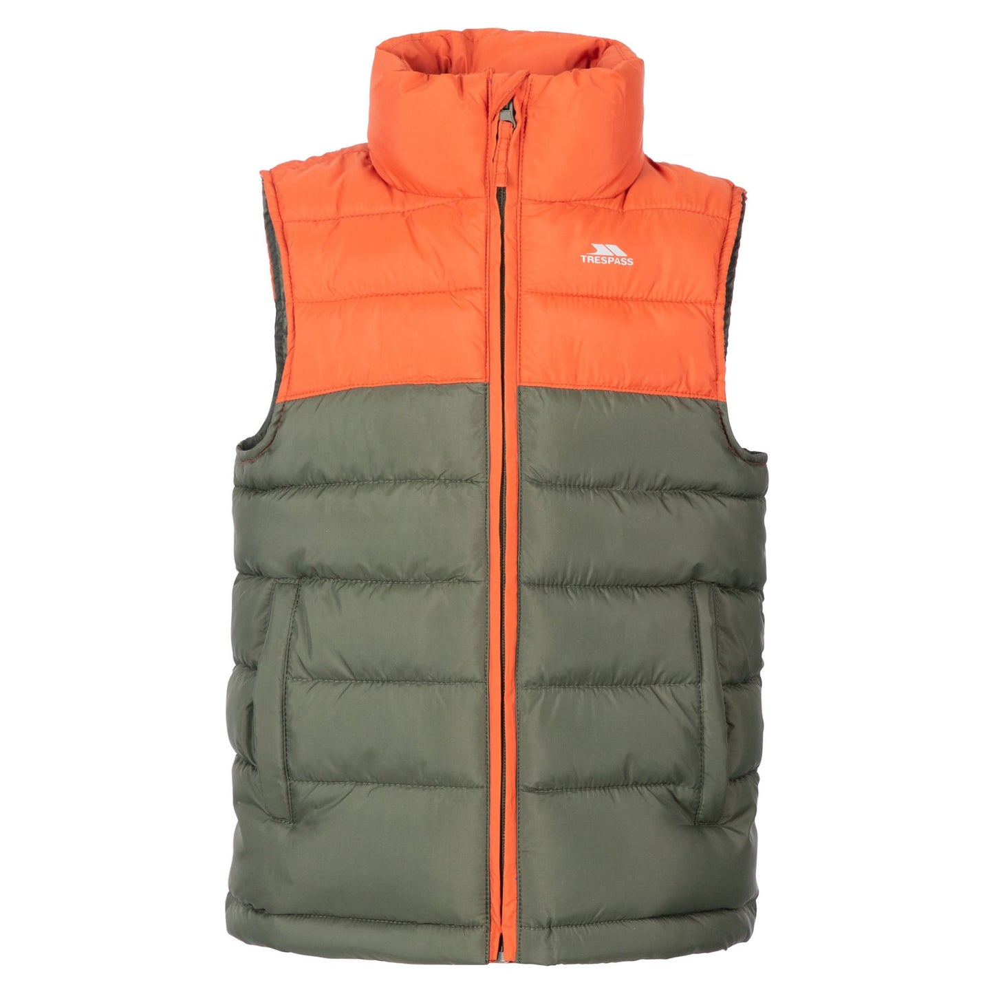 Oskar Kids Padded Gilet in Burnt Orange