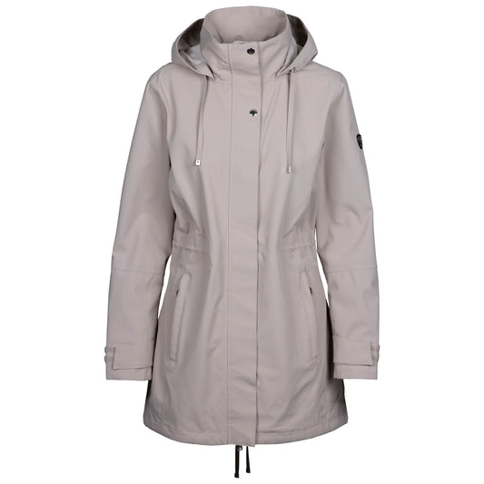 Pavlina Womens Unpadded Waterproof Jacket in Oatmilk