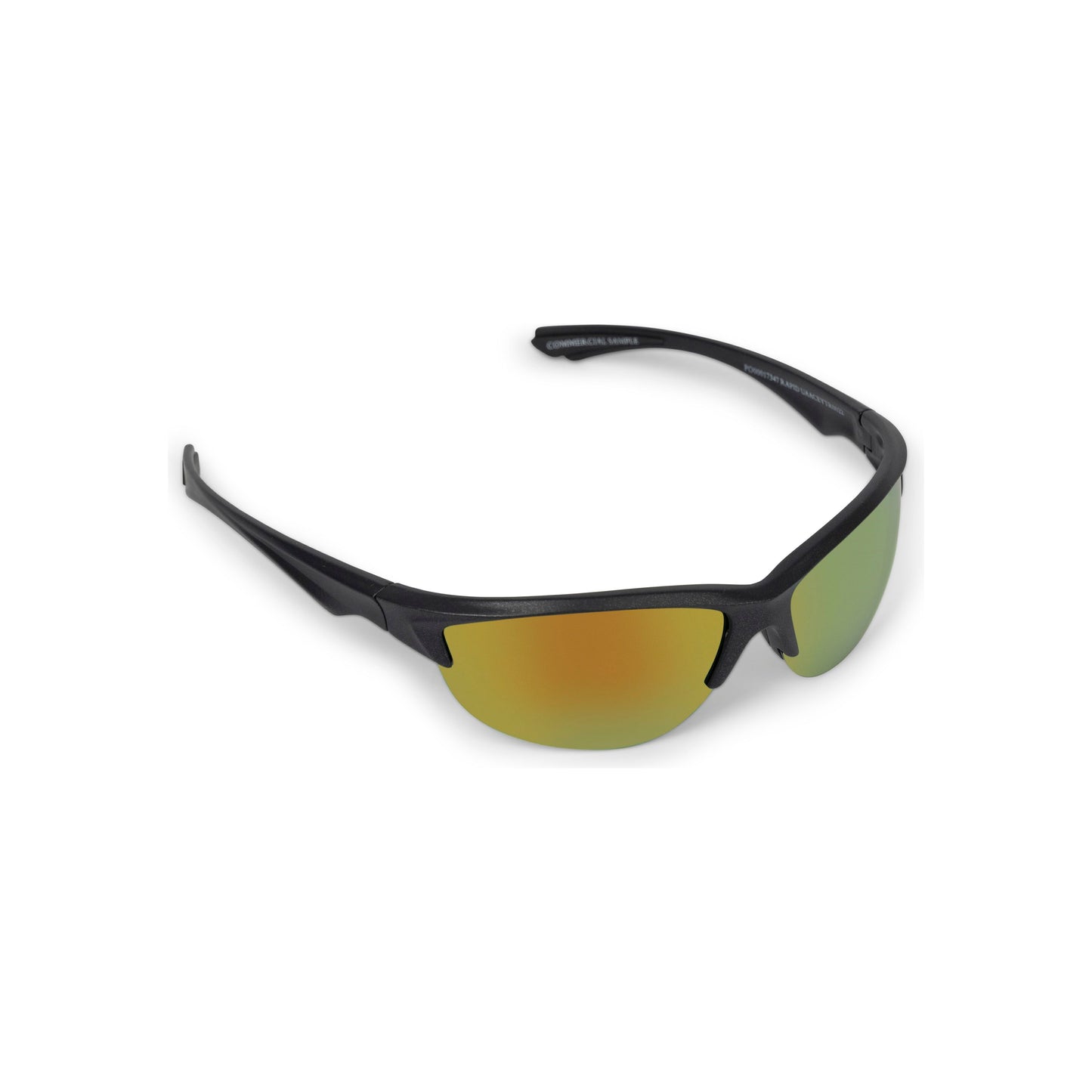 Rapid Polarized Mirror Sunglasses in Black