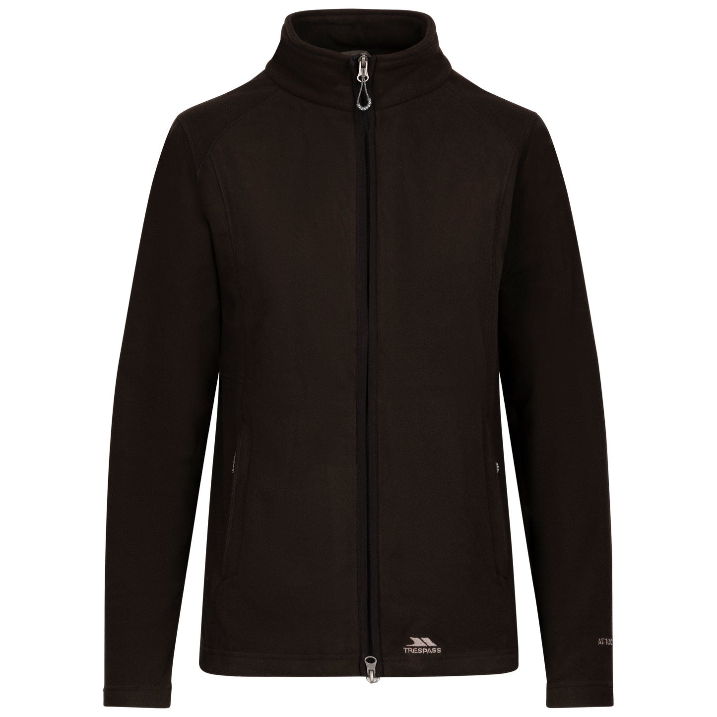 Renato Women's Full Zip Fleece Top in Black
