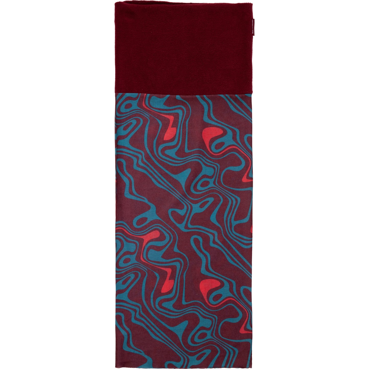 Rindell Women's Neck Warmer in Dark Cherry Print