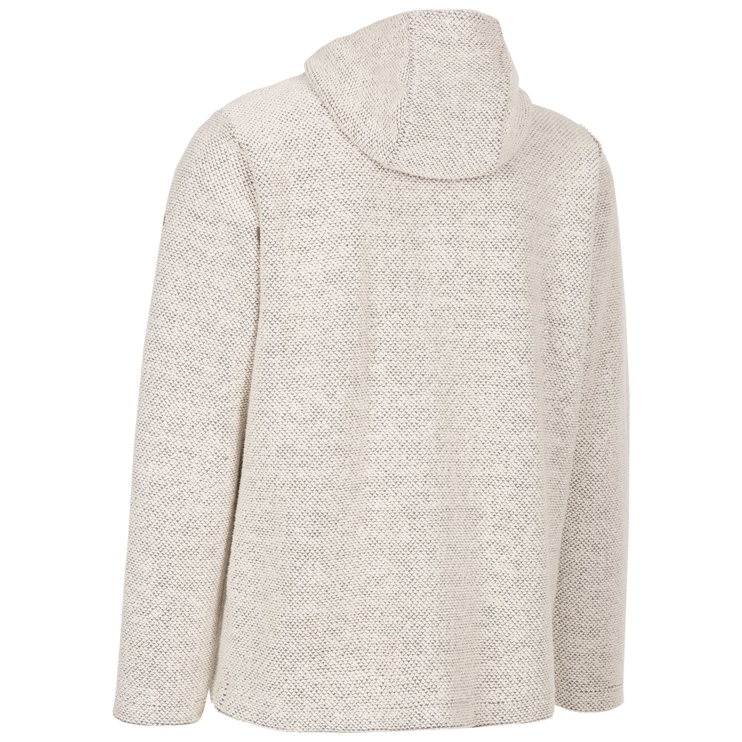 Scawton Men's Knitted Hoodie in Off White