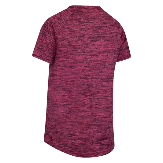 Selinne Women's Active T-Shirt in Cassis Marl