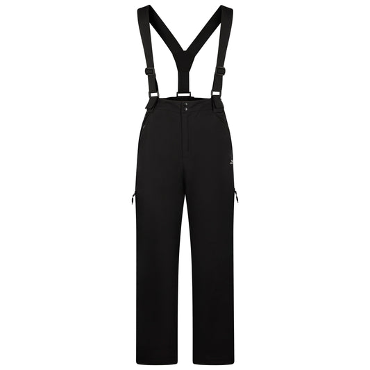 Shaun Mens Padded Waterproof Ski Trousers in Black