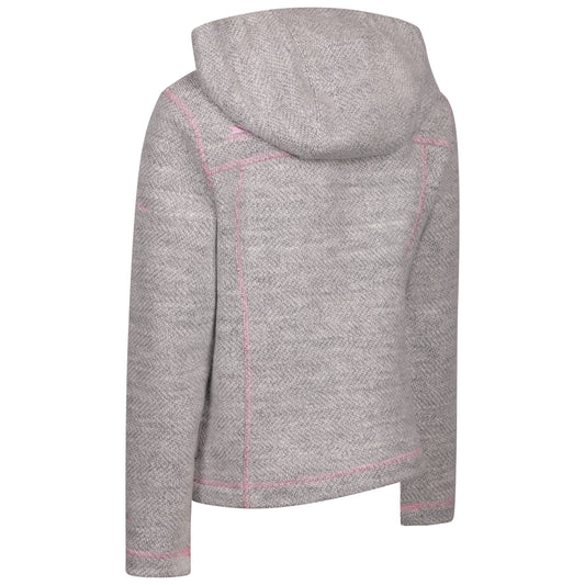 Shawna Girls Full Zip Fleece in White