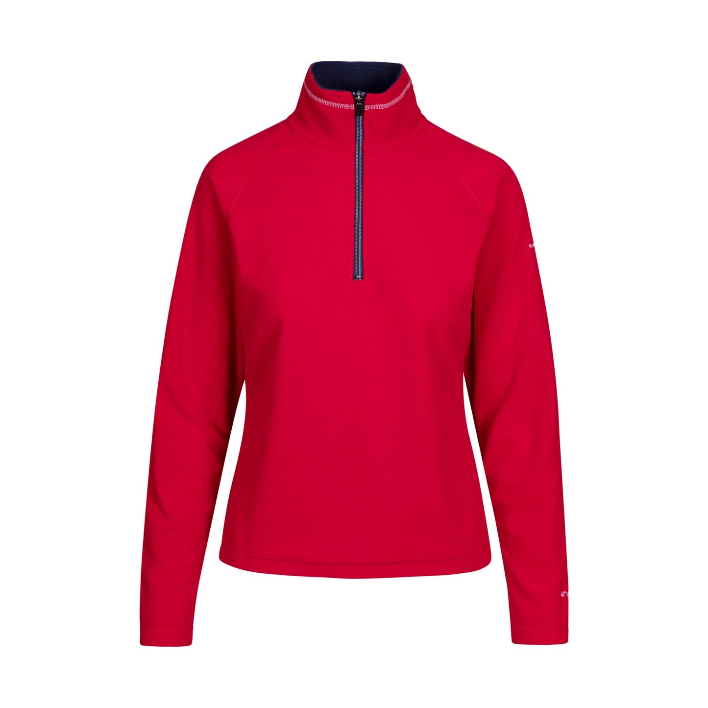 Skylar Women's Half Zip Fleece Top in Red