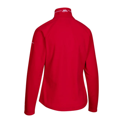 Skylar Women's Half Zip Fleece Top in Red