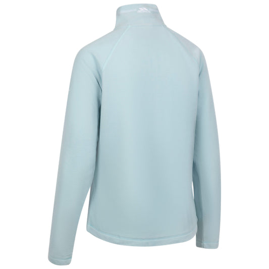 Skylar Womens 1/2 Zip Fleece Top in Sea Foam