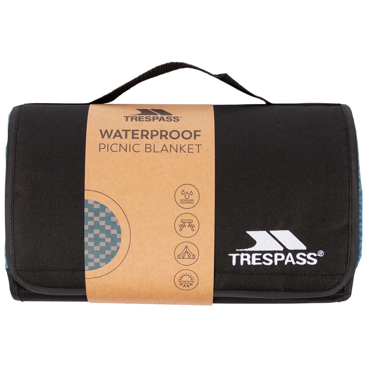 Throw Waterproof Picnic Blanket in Rich Teal
