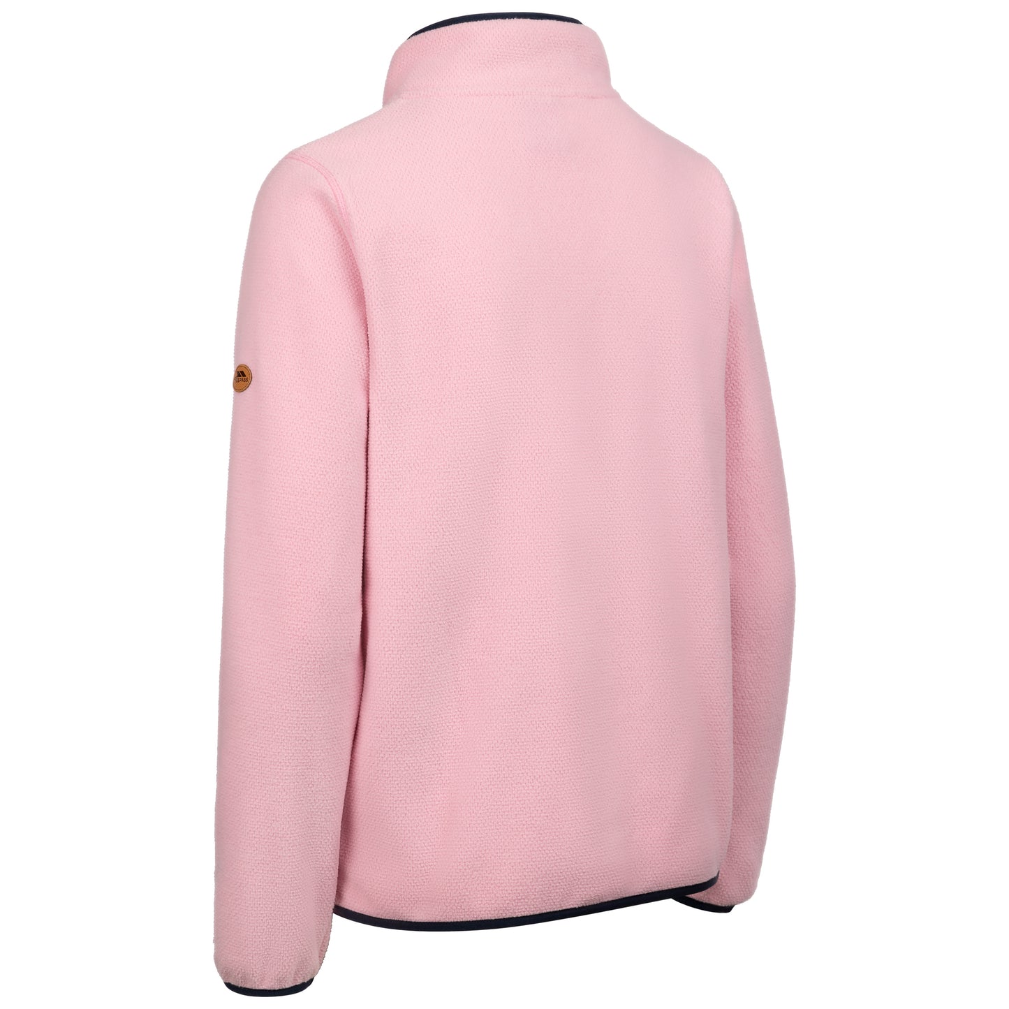 Tister Women's 1/2 Zip Fleece Top in Pink Peony