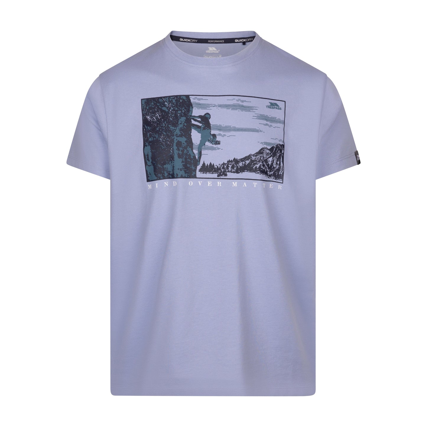 Trodon Men's Wicking Quick Dry Active T-Shirt in Cool Blue