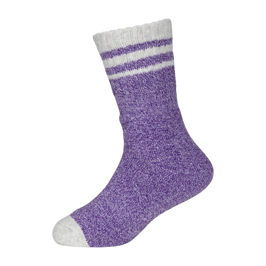 Vic Kids Anti Blister Socks in Purple Marl