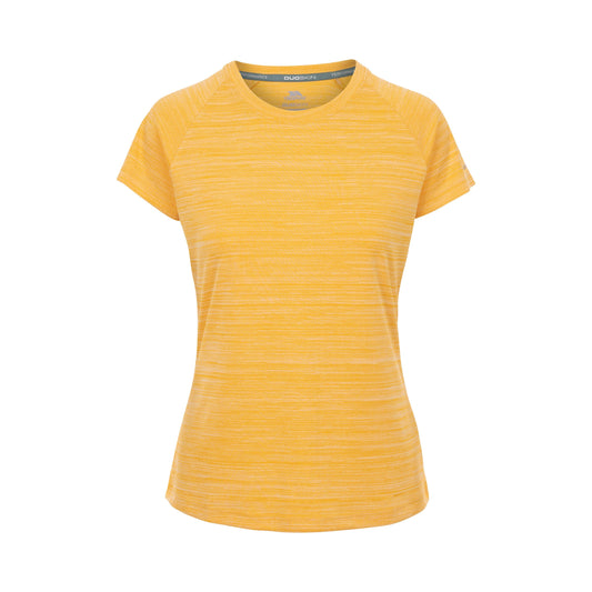 Vickland Women's Active T-Shirt in Pale Maize Marl