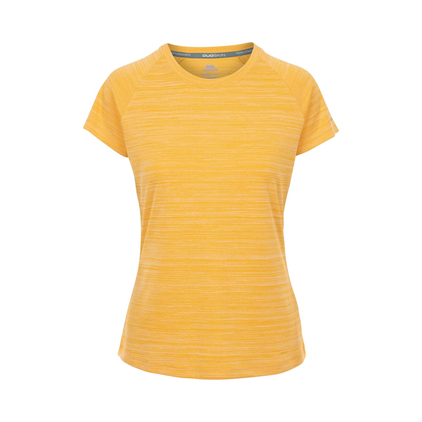 Vickland Women's Active T-Shirt in Pale Maize Marl