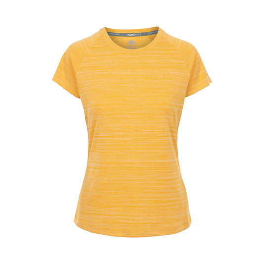 Vickland Women's Active T-Shirt in Pale Maize Marl