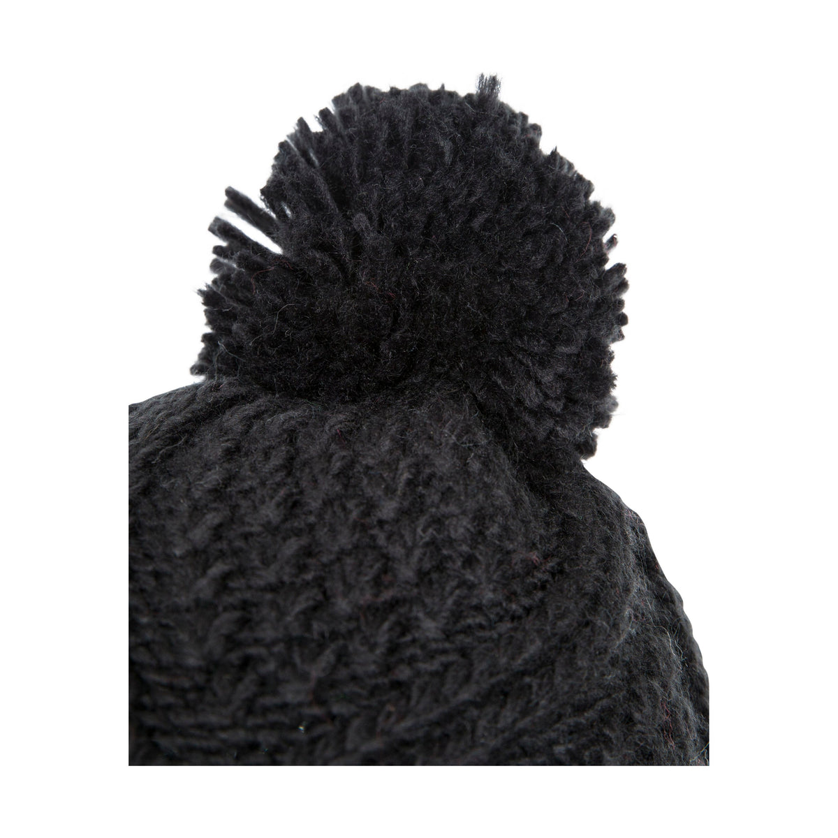 Zyra Women's Fleece Lined Bobble Hat in Black