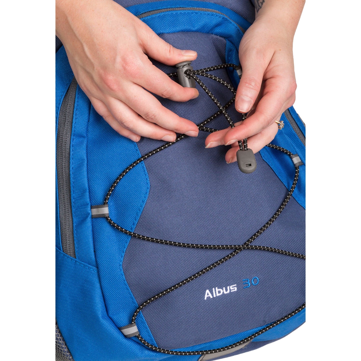 Albus 30 Litre Backpack in Navy and Electric Blue