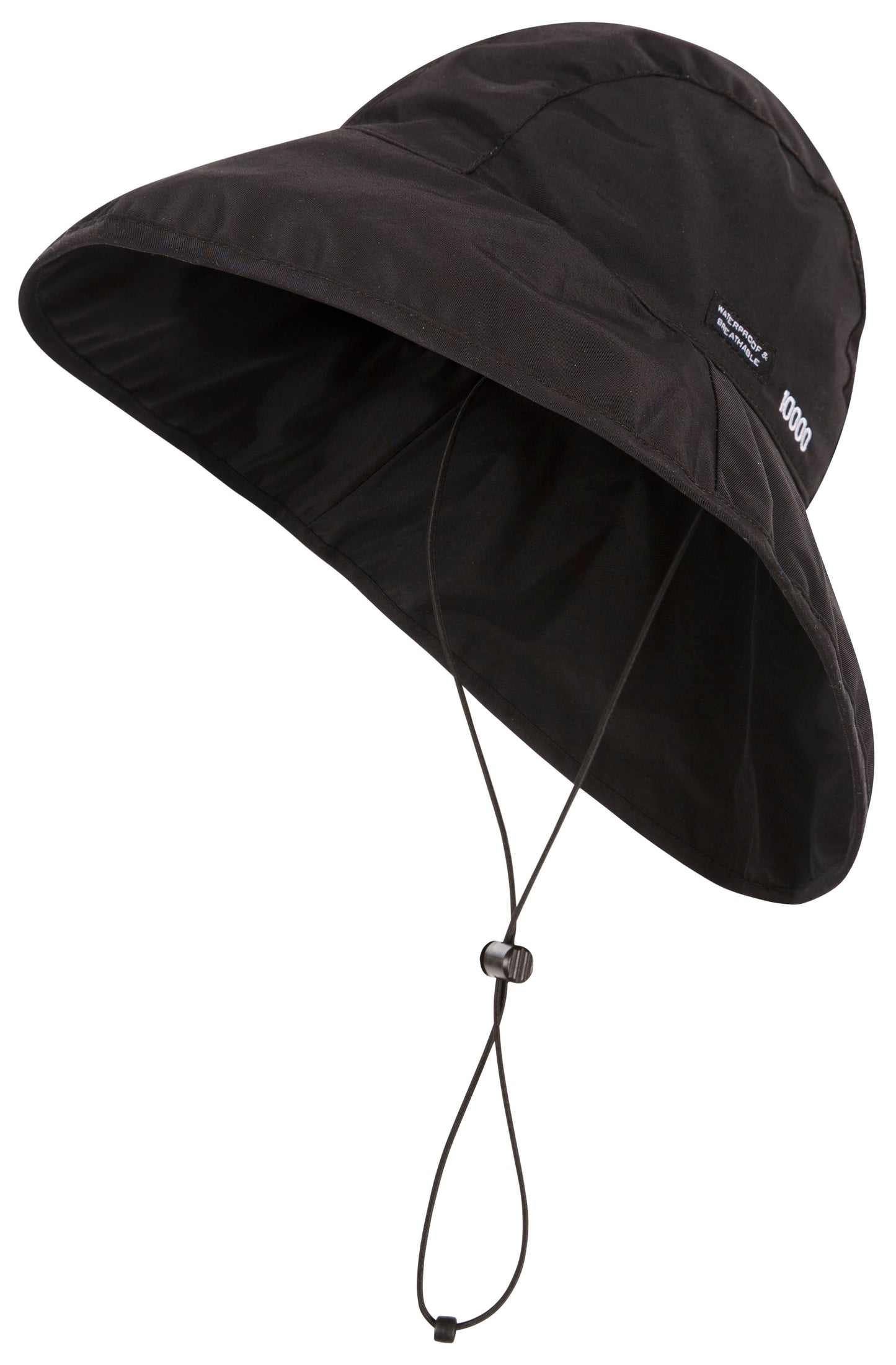 Dlx Adults Ando Waterproof Rain Hat - Black