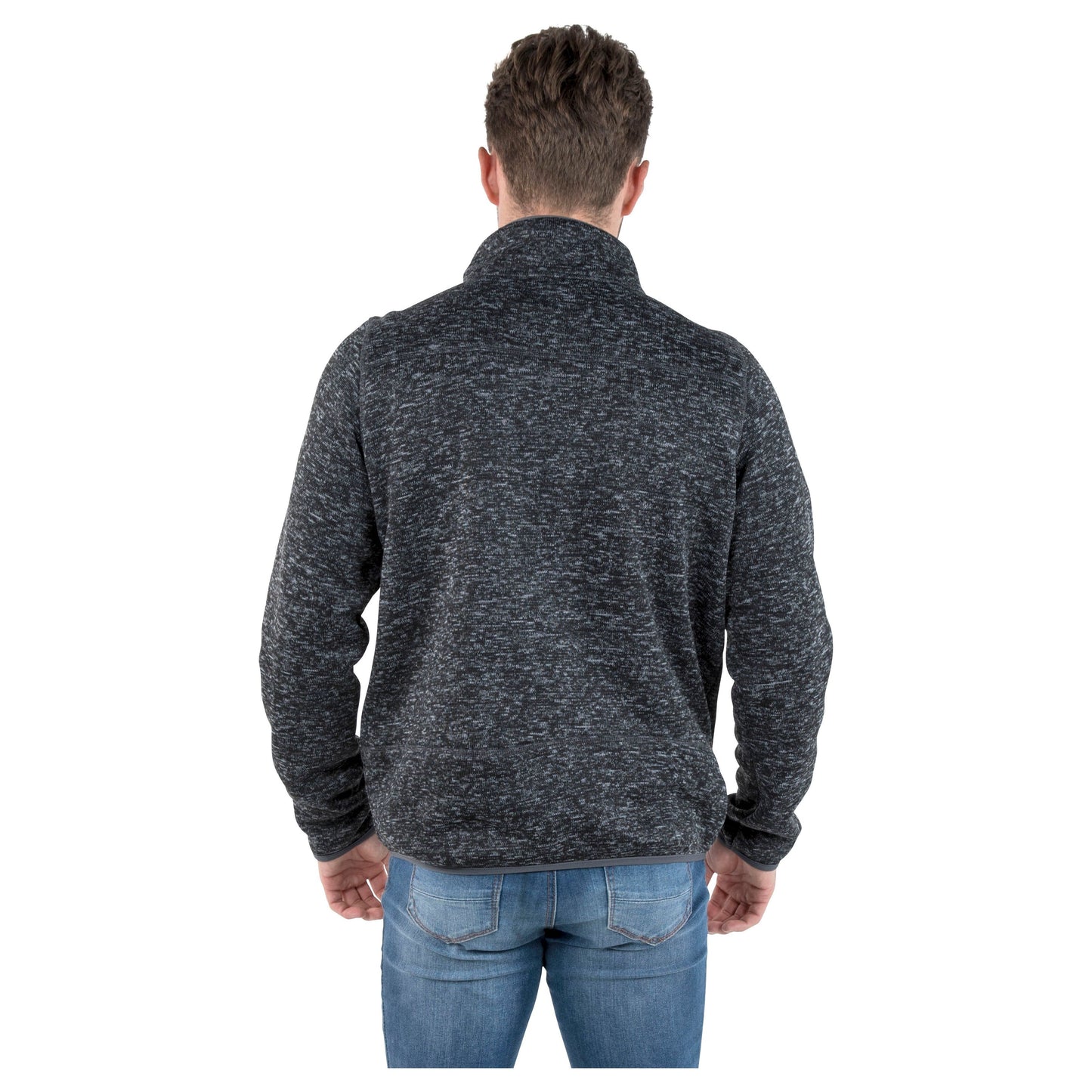 Bingham Men's Fleece Jacket in Black Marl