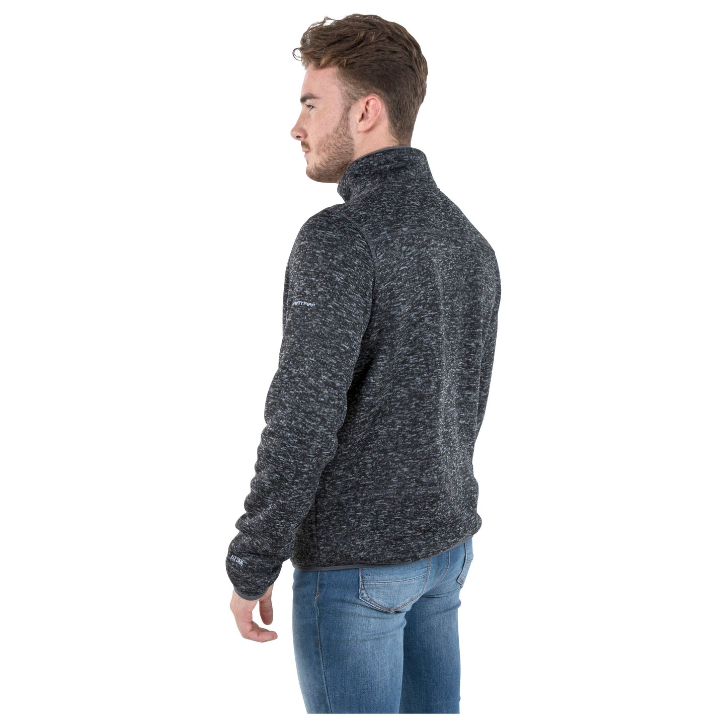 Bingham Men's Fleece Jacket in Black Marl