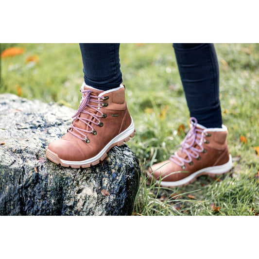 Blair Womens Waterproof Hiking Boots in Light Brown