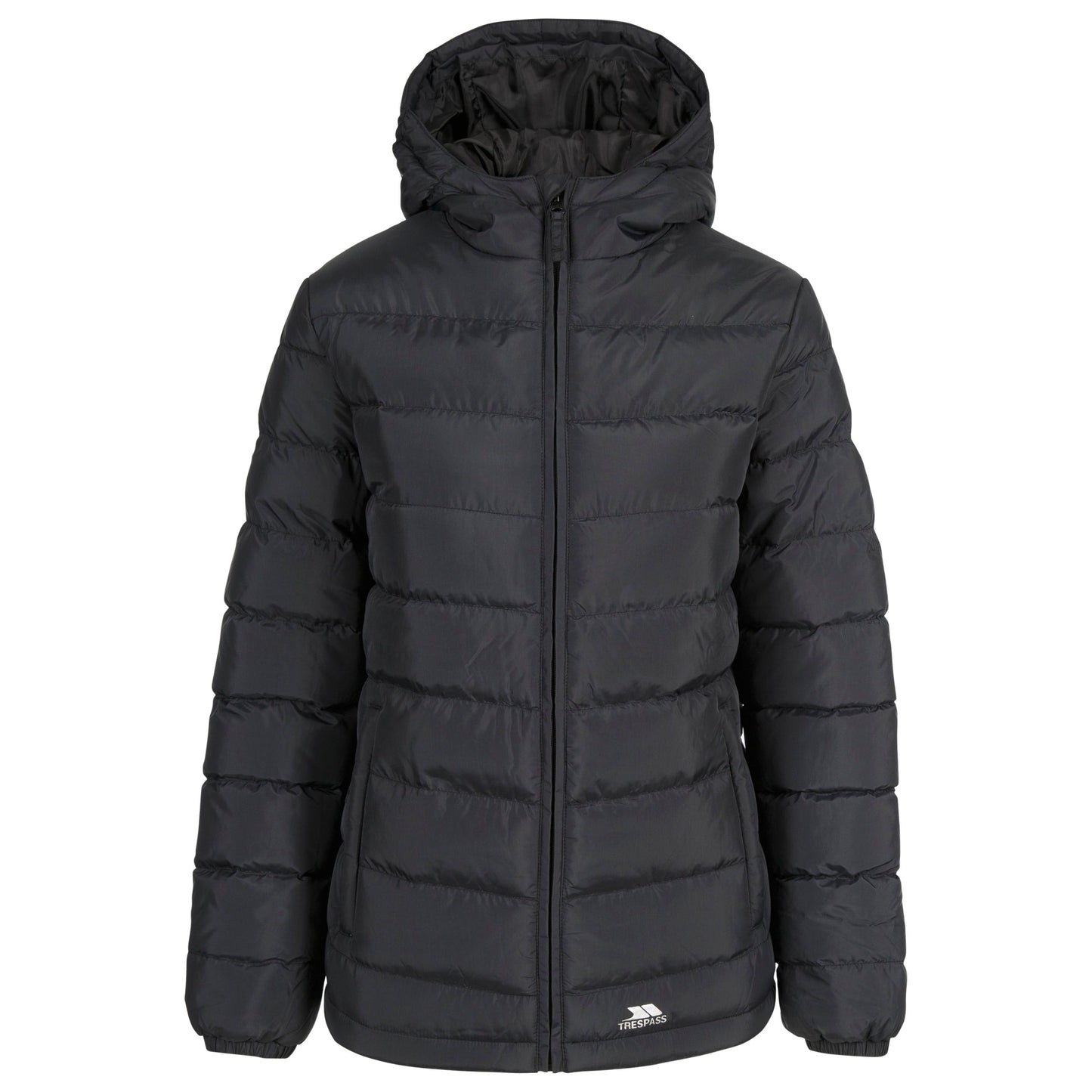 Elegant Women's Padded Jacket in Black