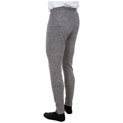 Fitchner Men's DLX 100% Merino Wool Base Layer Trousers in Grey Marl