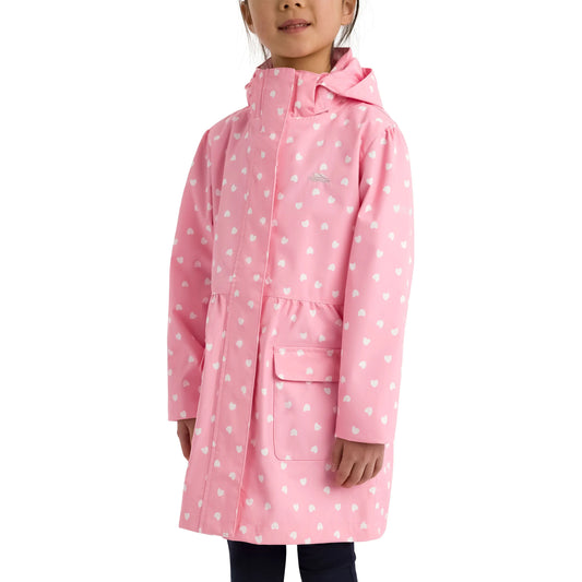 Hester Girls Waterproof Rain Jacket in Baby Pink
