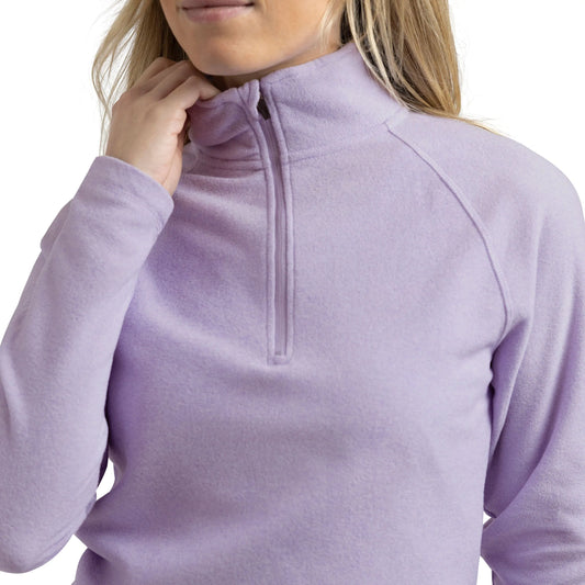 Meadows Women's Half Zip Fleece in Gelsomino