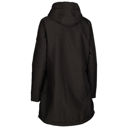 Neeska Women's Fleece Lined Waterproof Jacket in Black