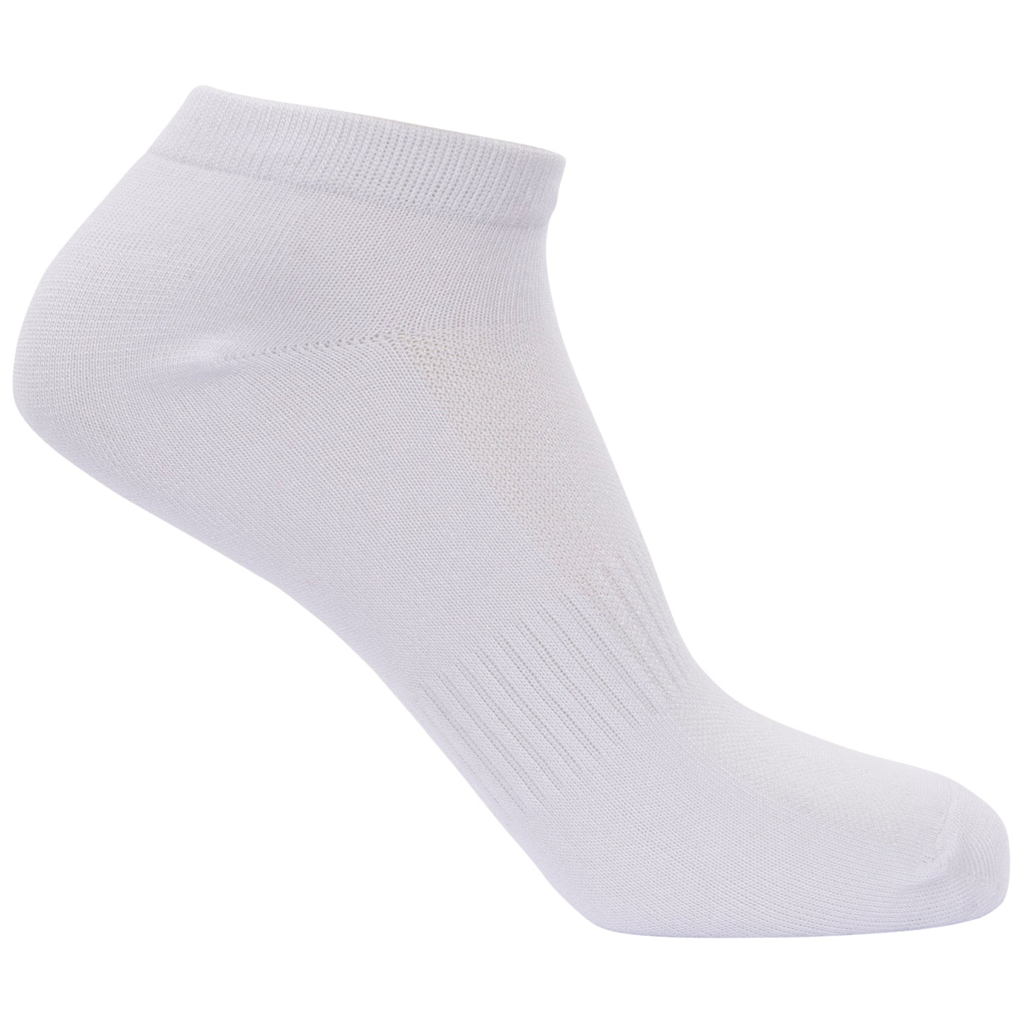 Orbital Unisex Adults 5 Pairs of Bamboo Viscose Trainer Liners in White