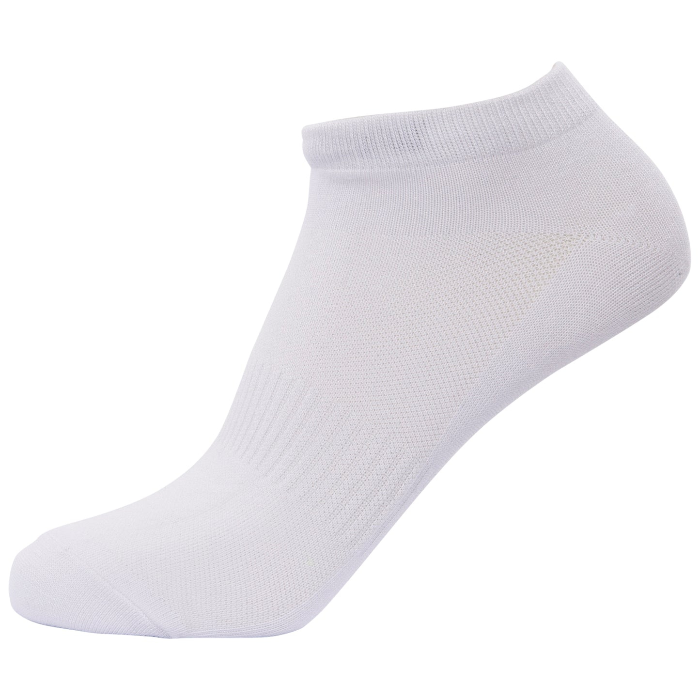 Orbital Unisex Adults 5 Pairs of Bamboo Viscose Trainer Liners in White