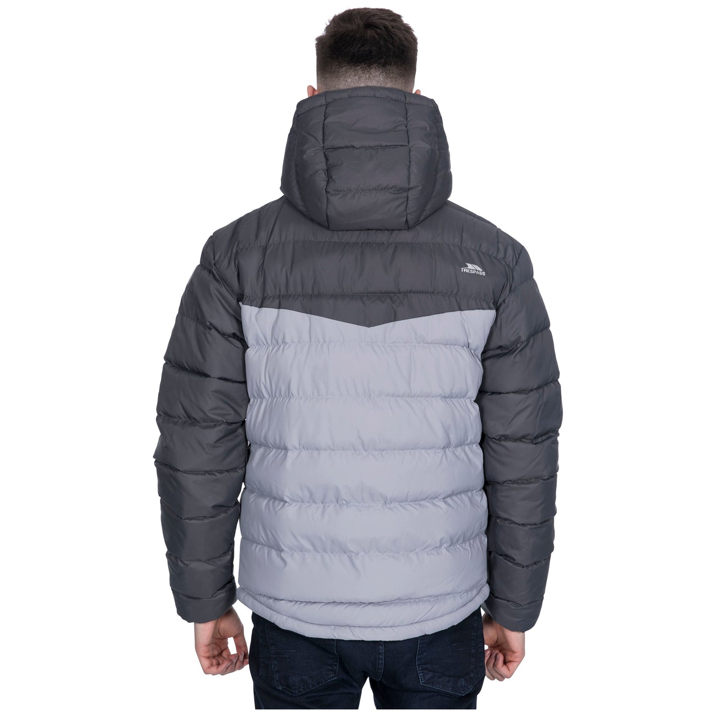 Oskar Mens Padded Jacket in Carbon Grey