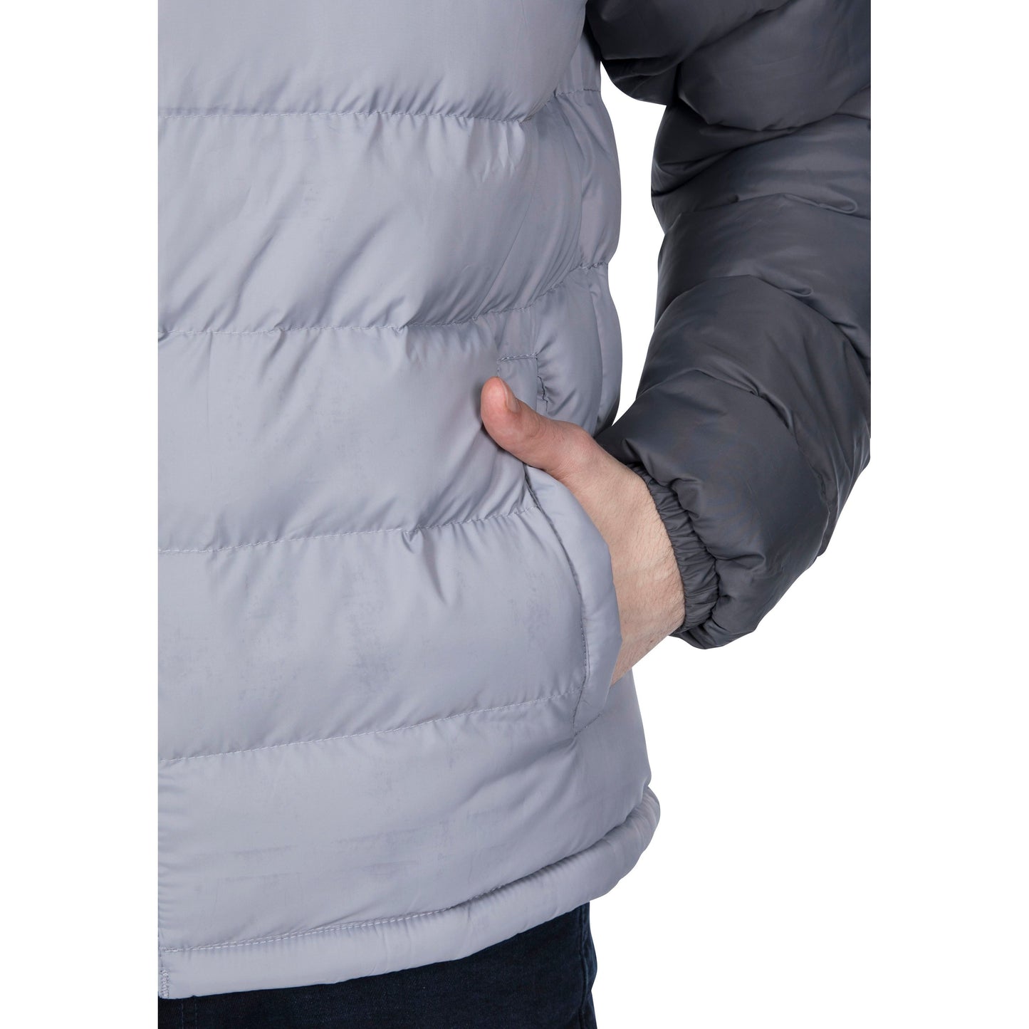 Oskar Mens Padded Jacket in Carbon Grey