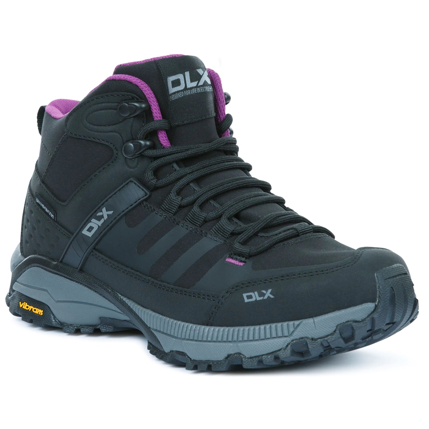 Riona Women's DLX Waterproof Lightweight Hiking Boots in Black
