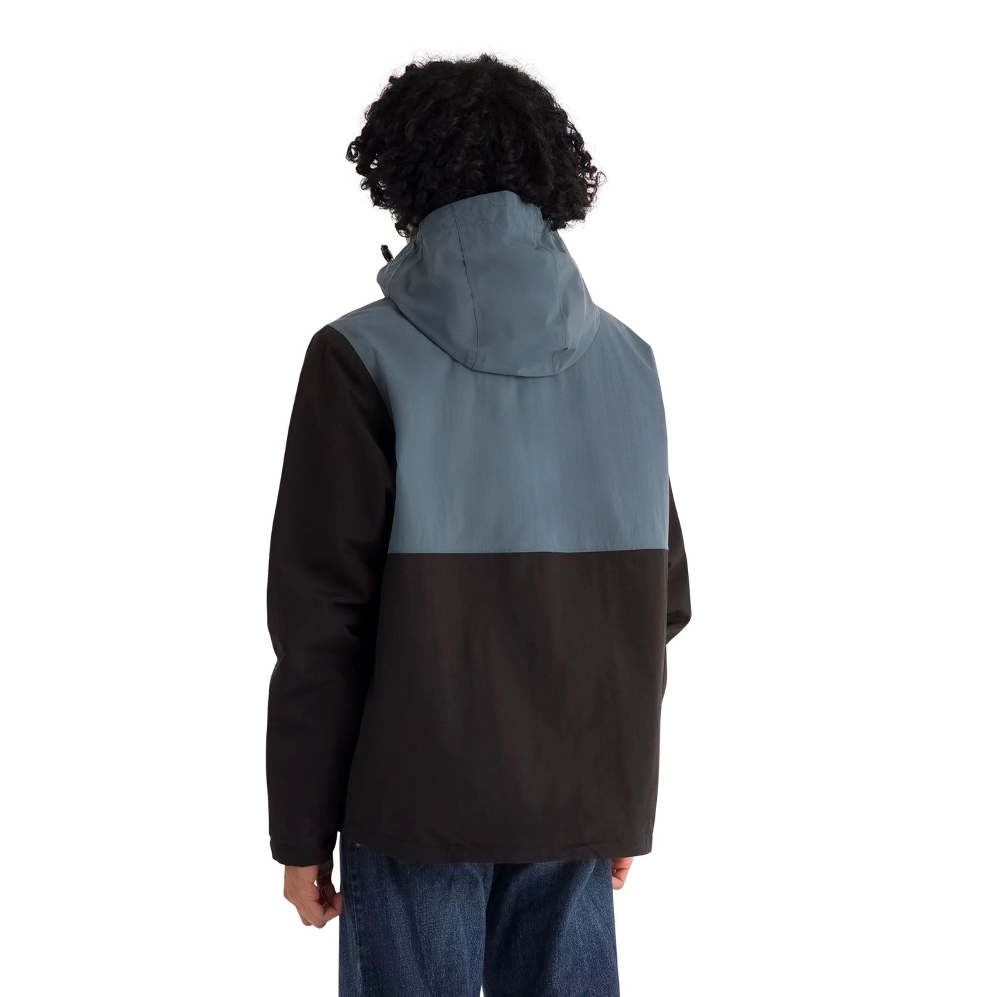 Scolpaig Men's Half Zip Waterproof Jacket in Black