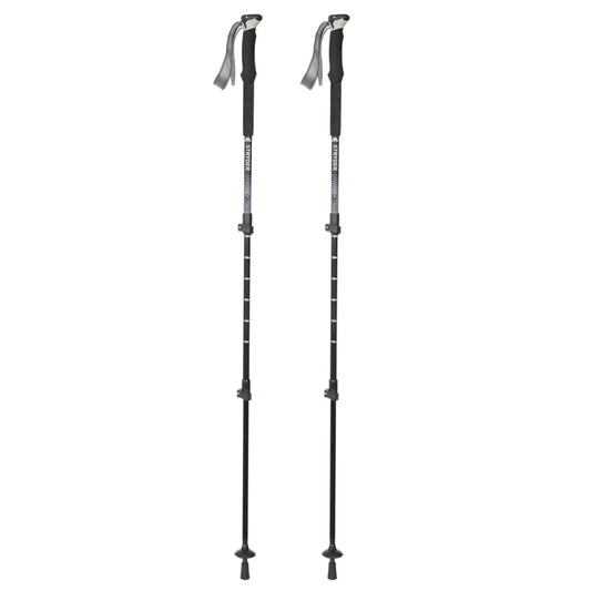 Stryder 2 Piece Walking Pole Set in Black