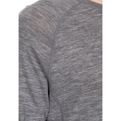 Wexler Men's 100% Merino Wool Base Layer Top in Dark Grey