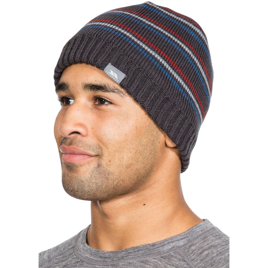 Ray Mens Beanie Hat - Dark Grey