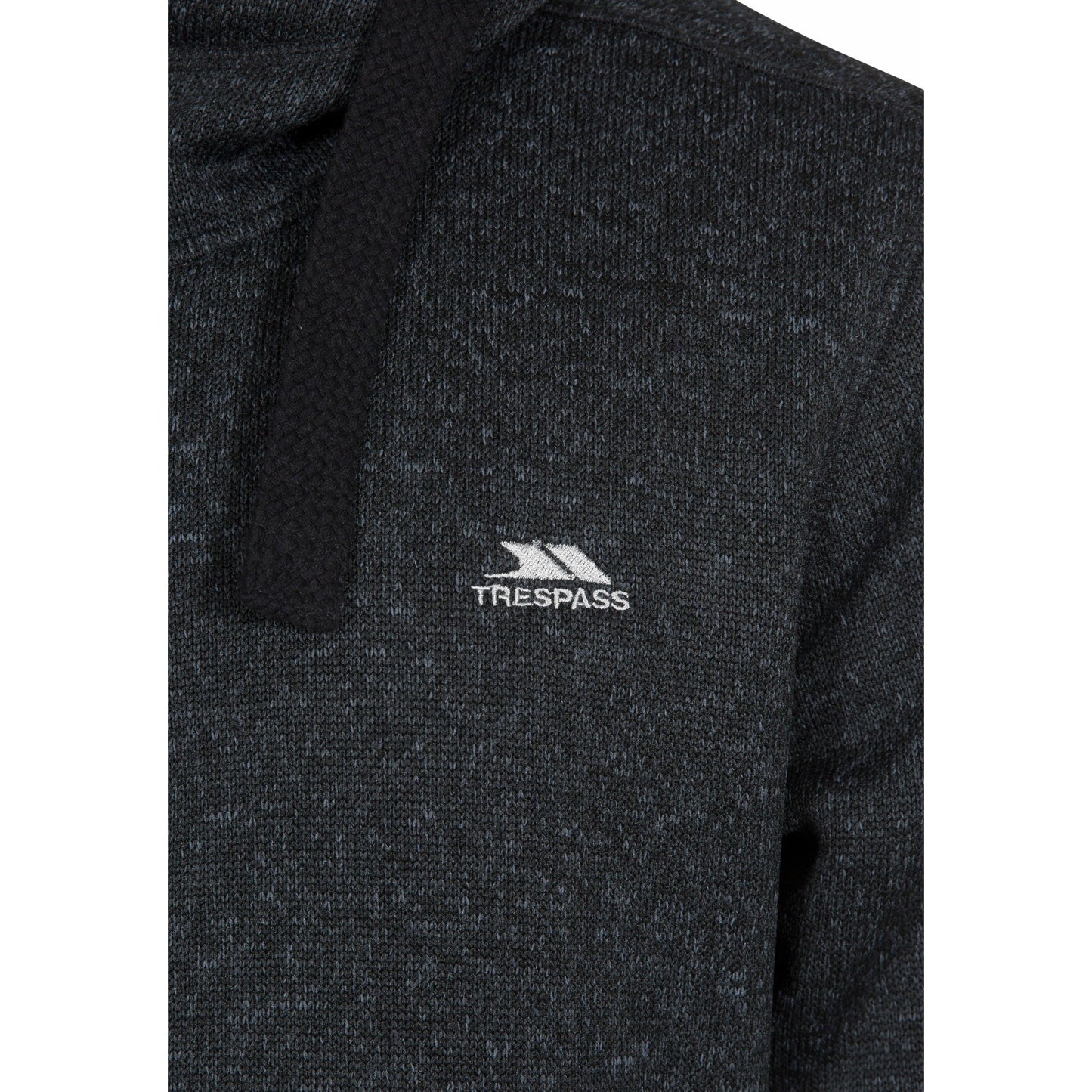 Tableypipe Men's Fleece Hoodie in Black Marl