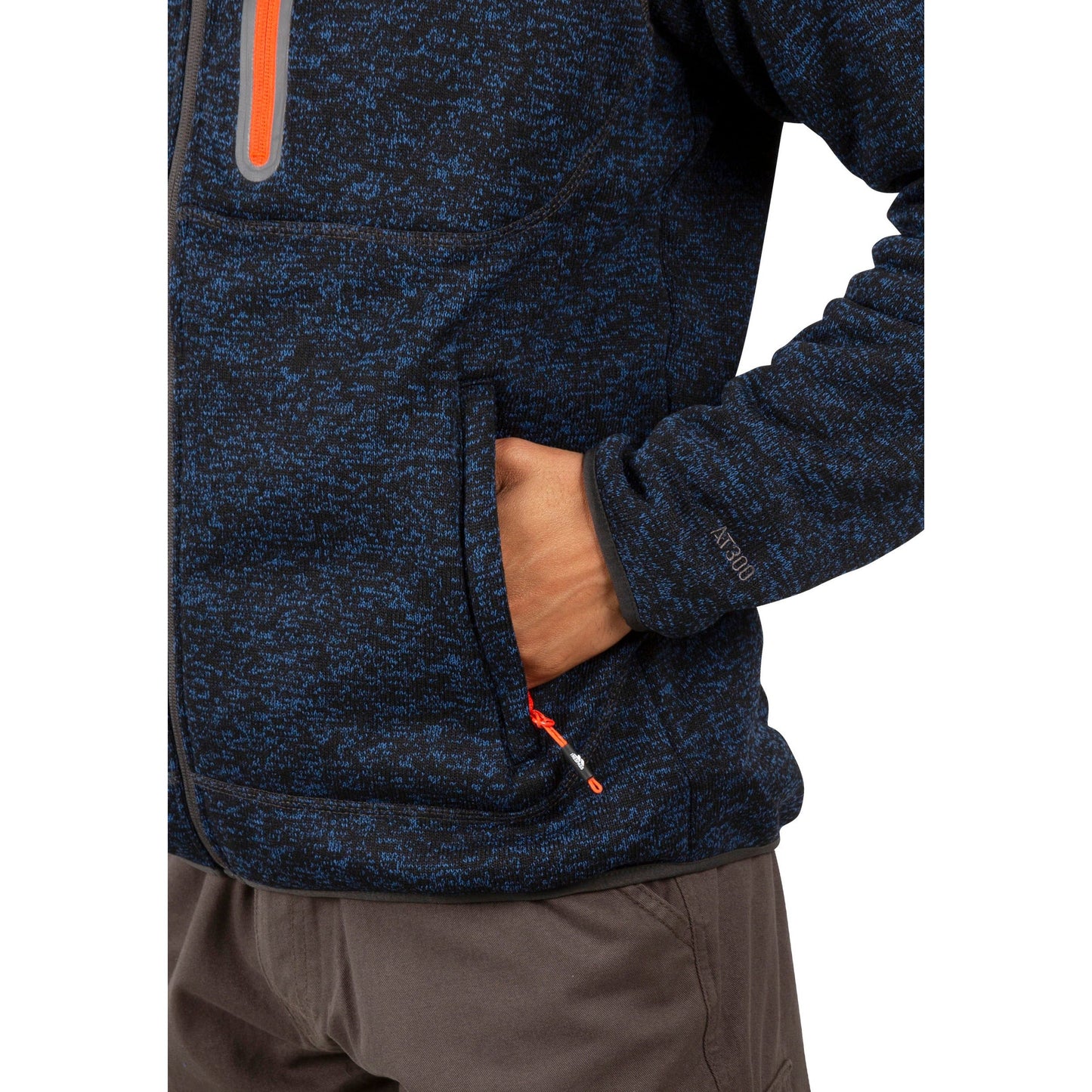 Bingham - Men's Fleece Jacket - Navy Marl