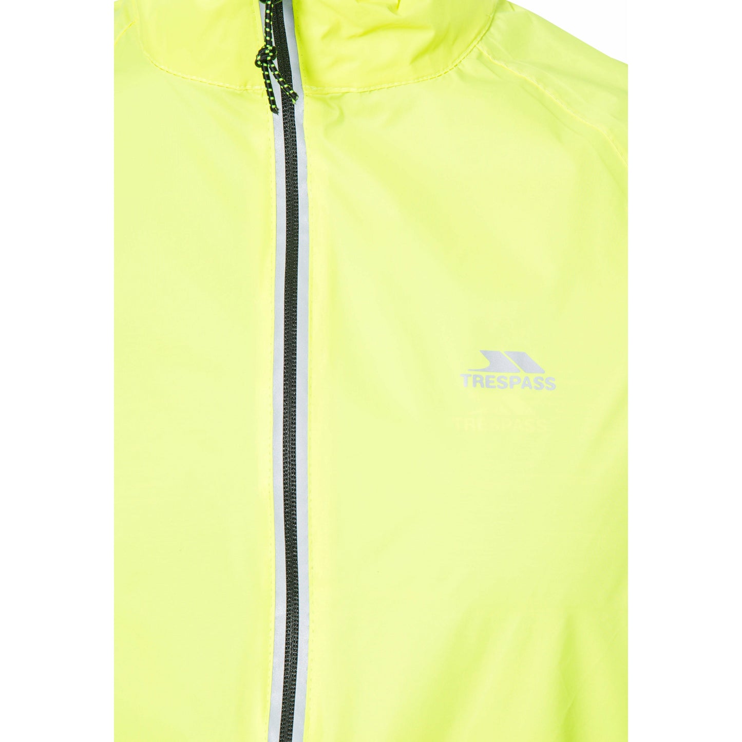 Retract Men's Hi-Vis Unpadded Waterproof Packaway Jacket in Yellow