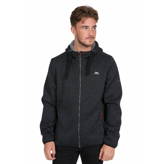 Tableypipe Men's Fleece Hoodie in Black Marl