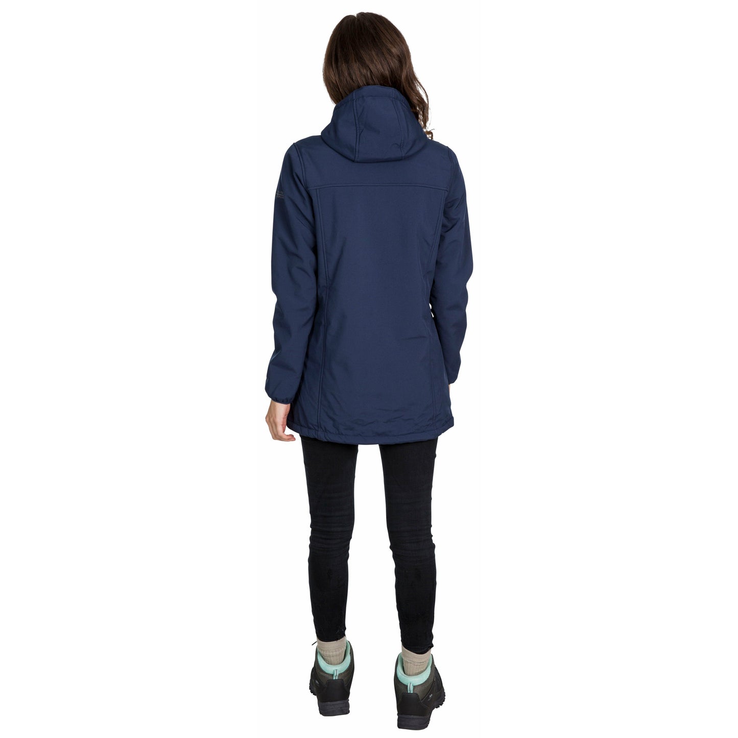 Kristen Women's Longer Length Softshell Jacket in Navy