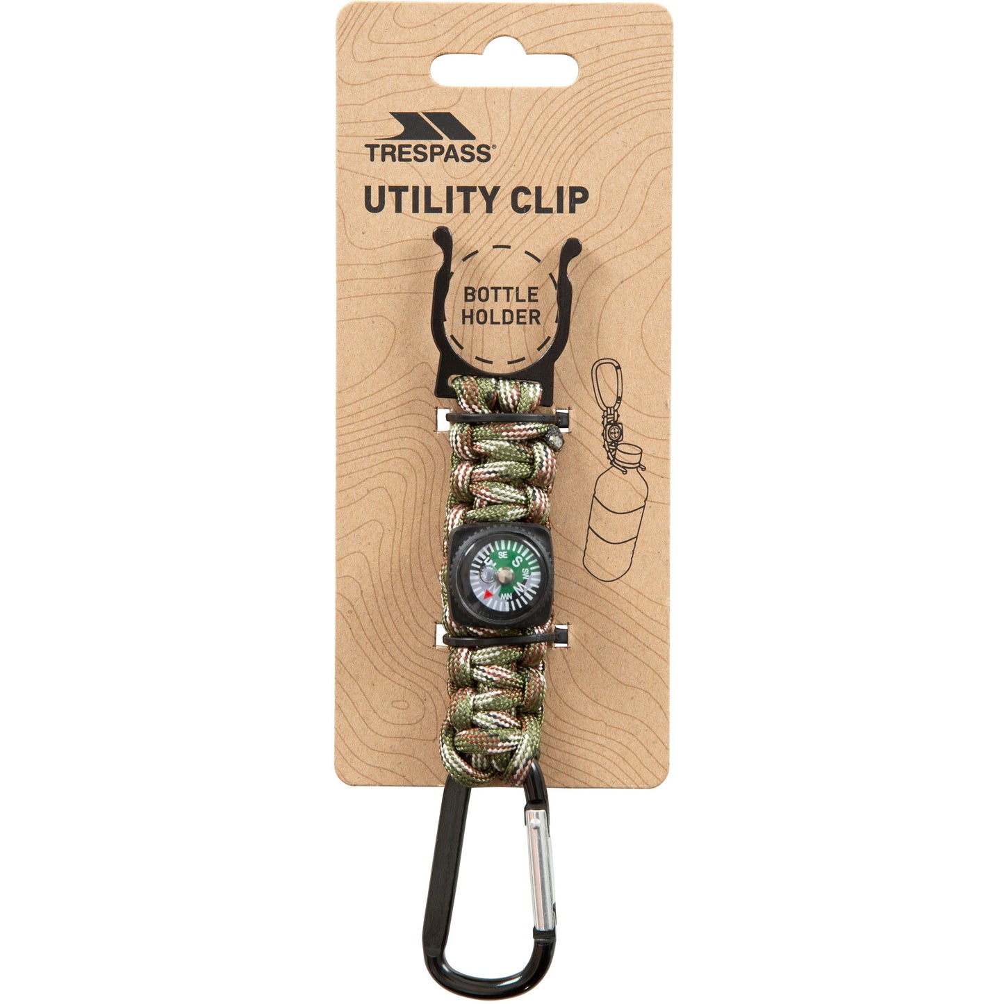 Parakeet Paracord Keyring in Camo