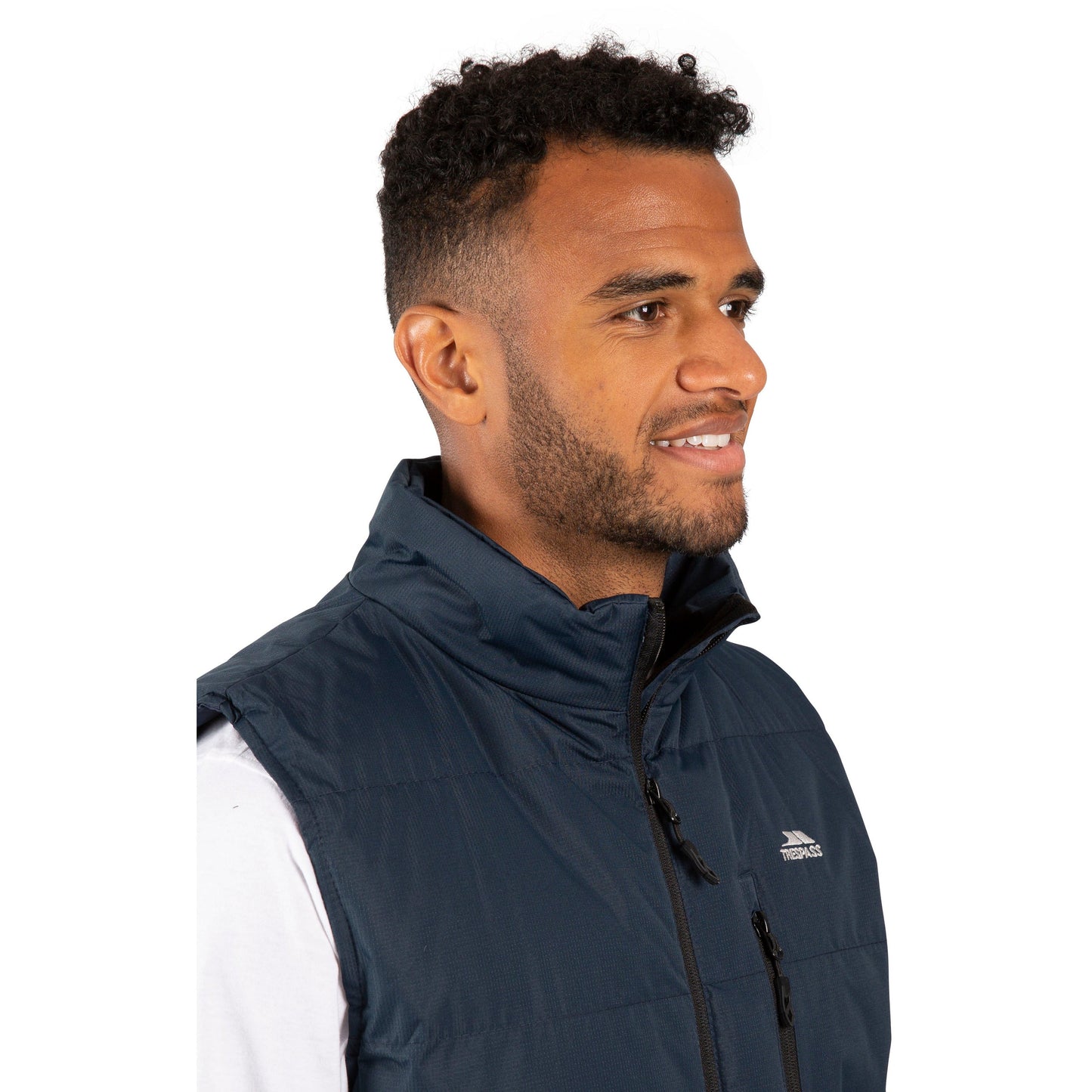 Clasp Mens Padded Gilet - Navy